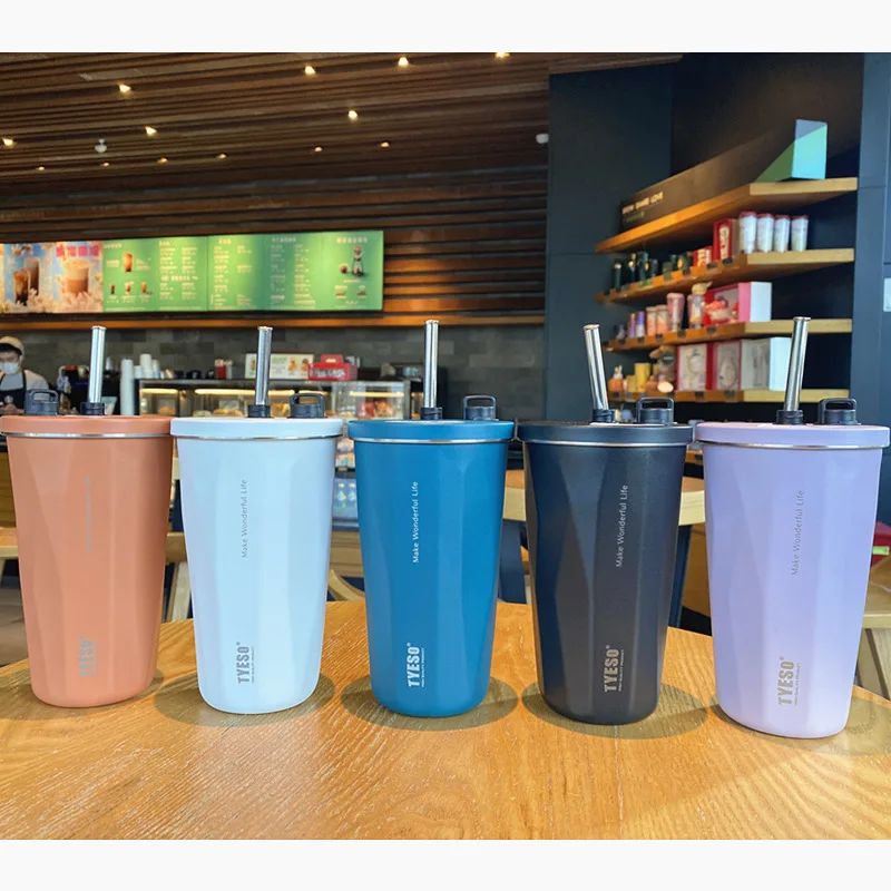 600 ml vákuová banka z nehrdzavejúcej ocele so zatiahnuteľnou slanou, ktorá nie je odolná voči kávovému čaju studený nápoj fľaša automobilu Thermos hrnček pohárik