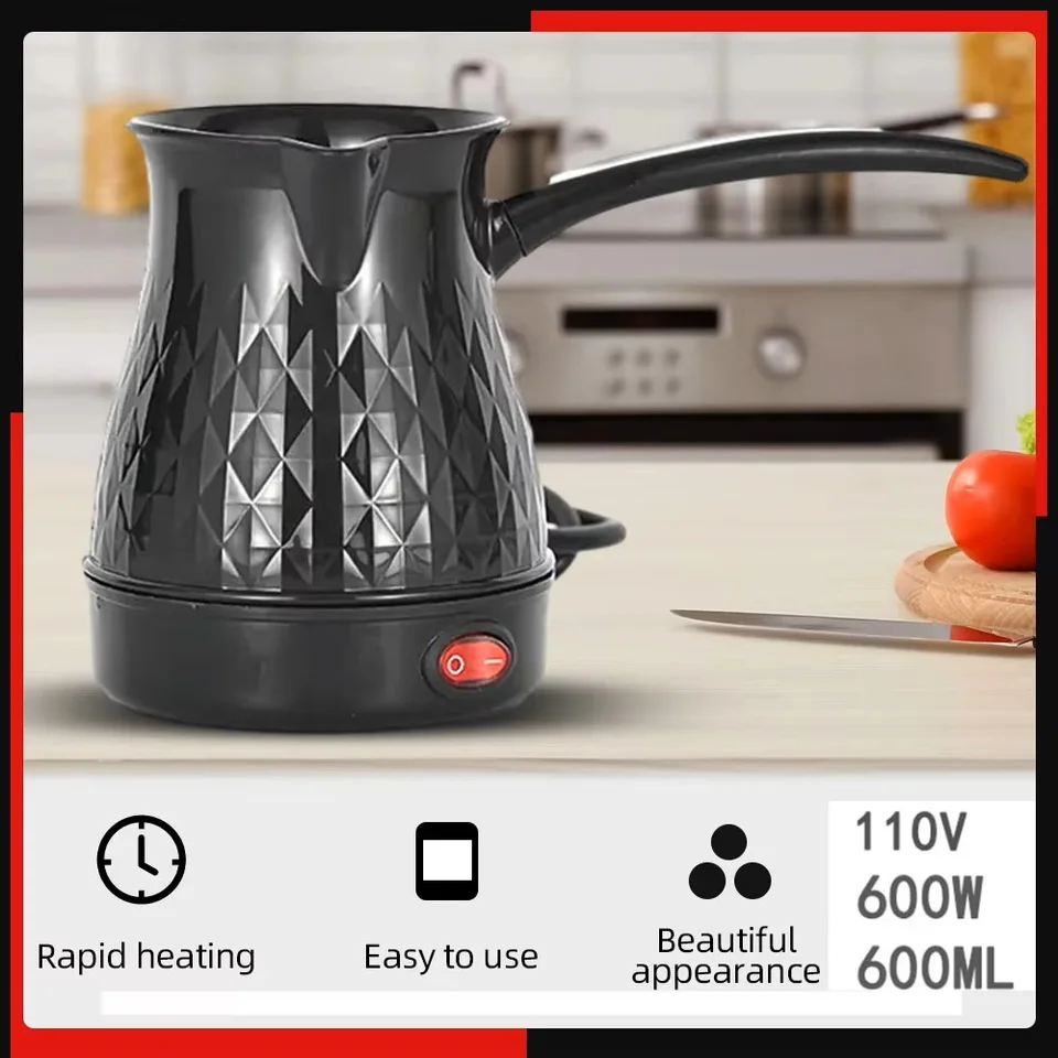 600 W Turkish Coffee Pot Greek Arabic Coffee Maker 110V US