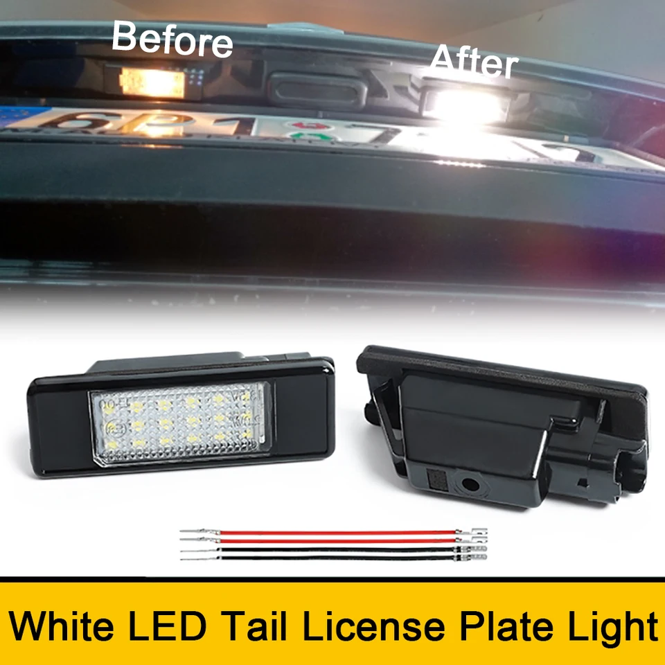 6000K LED chvost LIVESNÉ SVETLI SVETLI NA PEUGEOT 106 1007 207 307 308 T7 3008 T8 406 407 508 607 806 807 MPV Expert RCZ Coupe