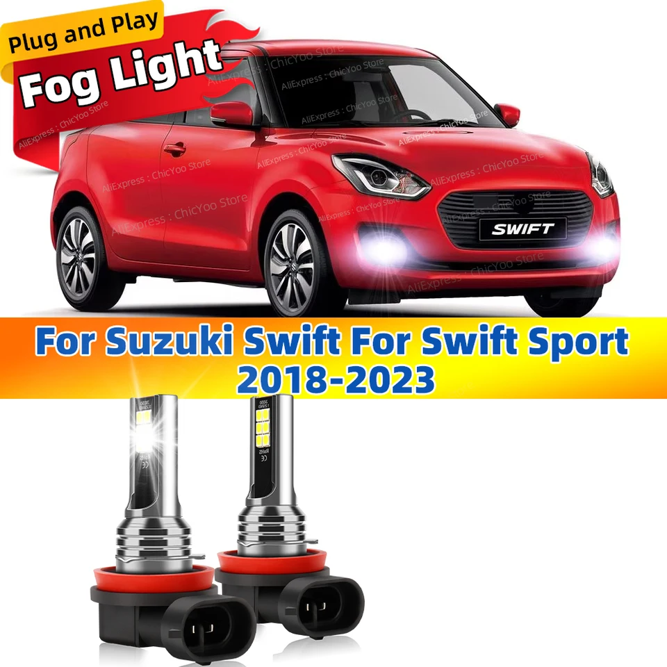 6000k predné hmlové svetlo LED žiarovky LIMP LAMP CANBUS 80W pre Suzuki Swift Sport 2018 2019 2020 2021 2022 2023 Plug and Play