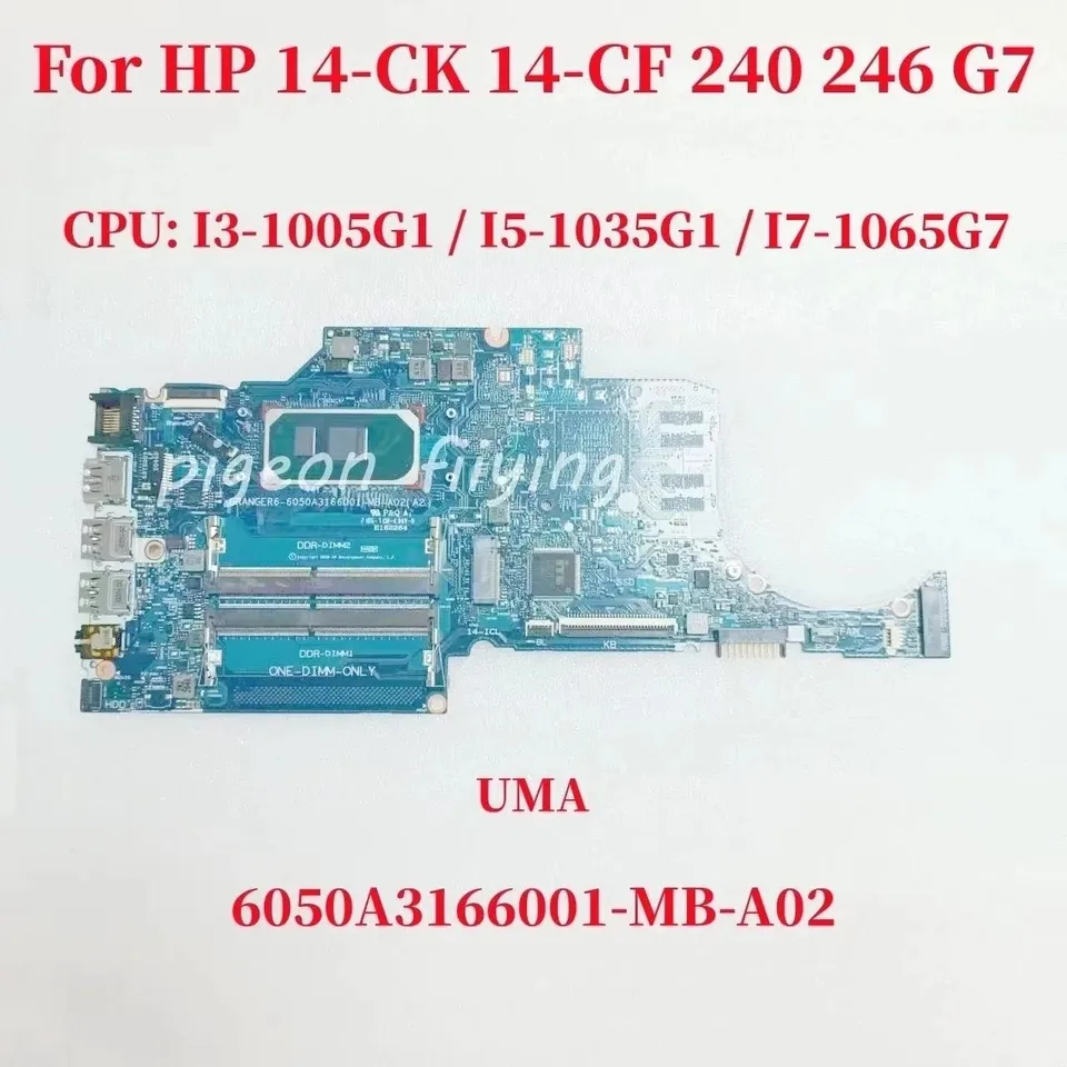 6050A3166001-MB-A02 pre HP 14-CK 14-CF 240 G7 246 LAPTOP CPU