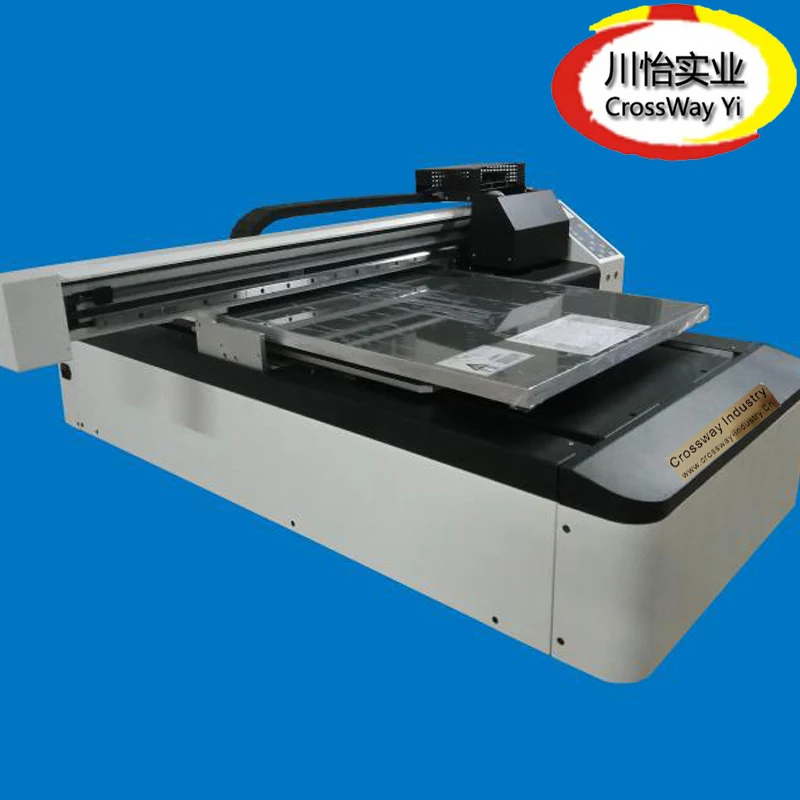 6090 cm Flatbed LED UV tlačiareň pre akrylový plastový kov