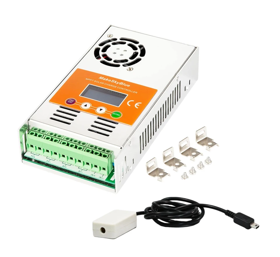 60A48V-V125 s WiFi Cloud Box MakeSKYBlue 60A 48V MPPT Solar Solar Controller pre LI-NMC LifePO4 olovo-kyselina batéria