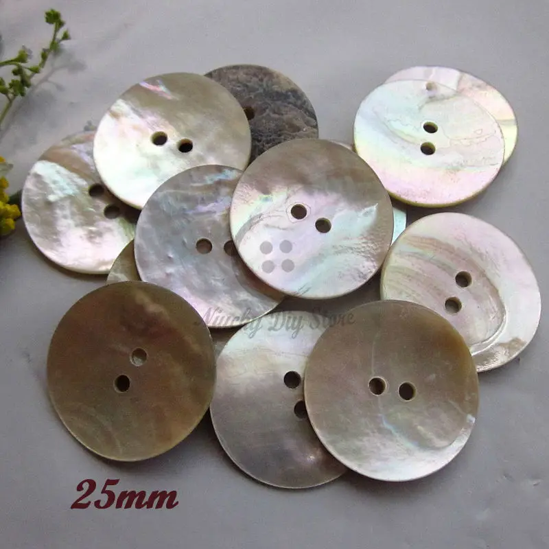 60ks 25 mm /30 mm 2 jamka Matka z tlačidiel kabátu Pearl akoya na šitie prírodných akoya škrupinových šijacích dodávok Veľkoobchod