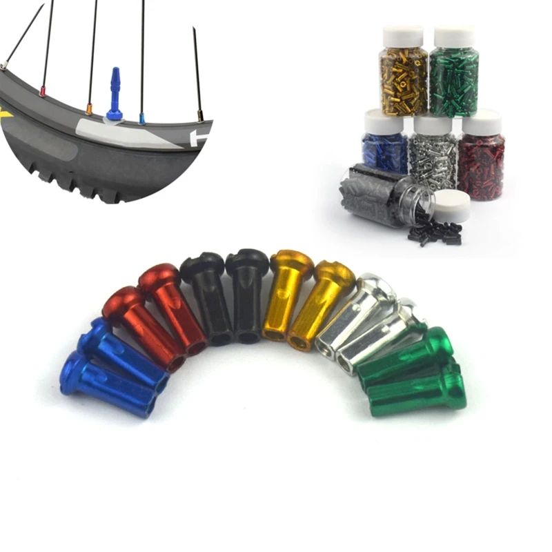 60ks horské bicykle Farebné bicykle Spoke Caps, Decorácie bradavky na bradavke Spoke MTB Road Bike 14G