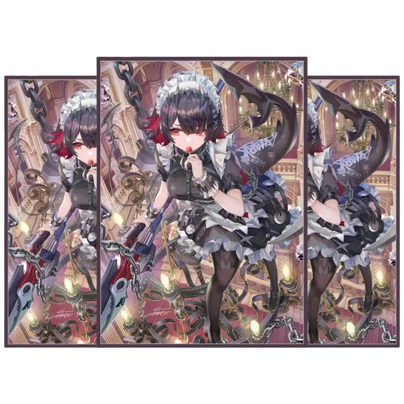 60ks/set Zenless Zone Zero Zero Ellen Joe PTCG Karty Sleeve 66x91mm Anime Game Charakter