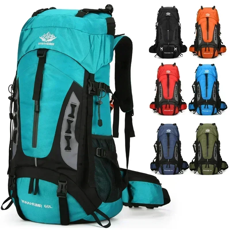 60L kemping batoh Pánska cestovná taška na lezenie Rucks BACK Veľká turistika Storage Pack Outdoor horolezectvo Športové ramenné tašky
