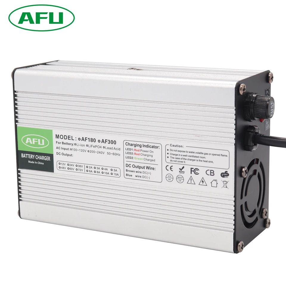 60V 2A nabíjačka USD pre 69 V olovenú kyselinu AGM Gel VRLA OPZV Battery Smart Charger