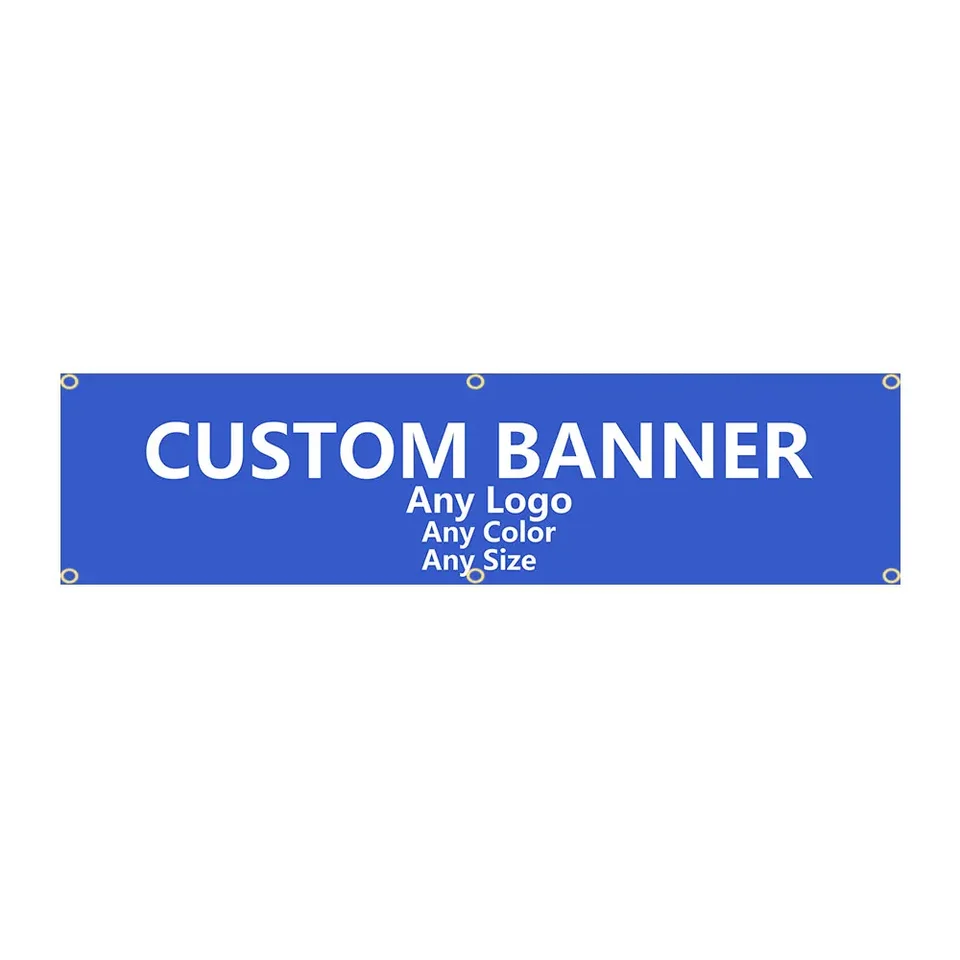 60x240 cm vlastný banner tapisérie Polyester tlačená vlajková garáž alebo vonkajšie pre dekoráciu