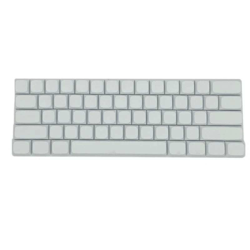 61 Kláves PBT Blank Keycaps XDA hráči nie sú písmeno biele kľúče pre spínače Mechanické klávesnice QXNF