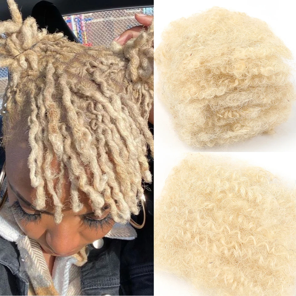 613# Afro Kinky Hromady 100% predlžovanie ľudských vlasov Reggae Špinavé vrkočky Brazílske prírodné háčkovacie vlasy