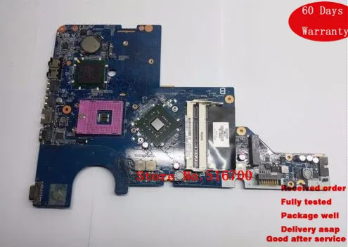 616449-001 pre HP CQ62 G62 CQ56 CQ42 LAPTOP základná doska, DAAX3MB6A1 100% Testované OK