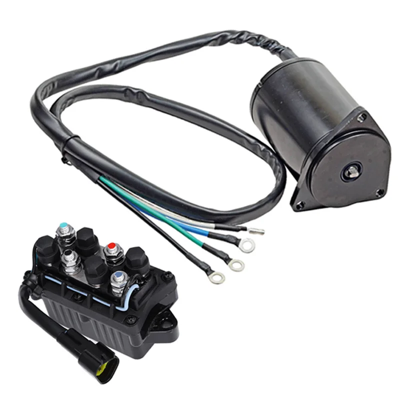61A-43880 61A-81950 Tilm Tress Motor & Relay pre Yamaha Outboard 225-250 HP 61A-43880-01-00, 61A-43880-02-00 61A-81950-00-00