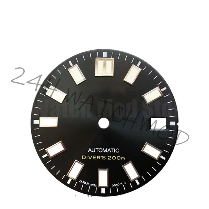62 MAS Black Dial pre Seik Blue Dial Diatera Abalone Dial 28,5 mm korytnačka King Llove Fit NH35/NH36 MOHING SKX007/SKX009