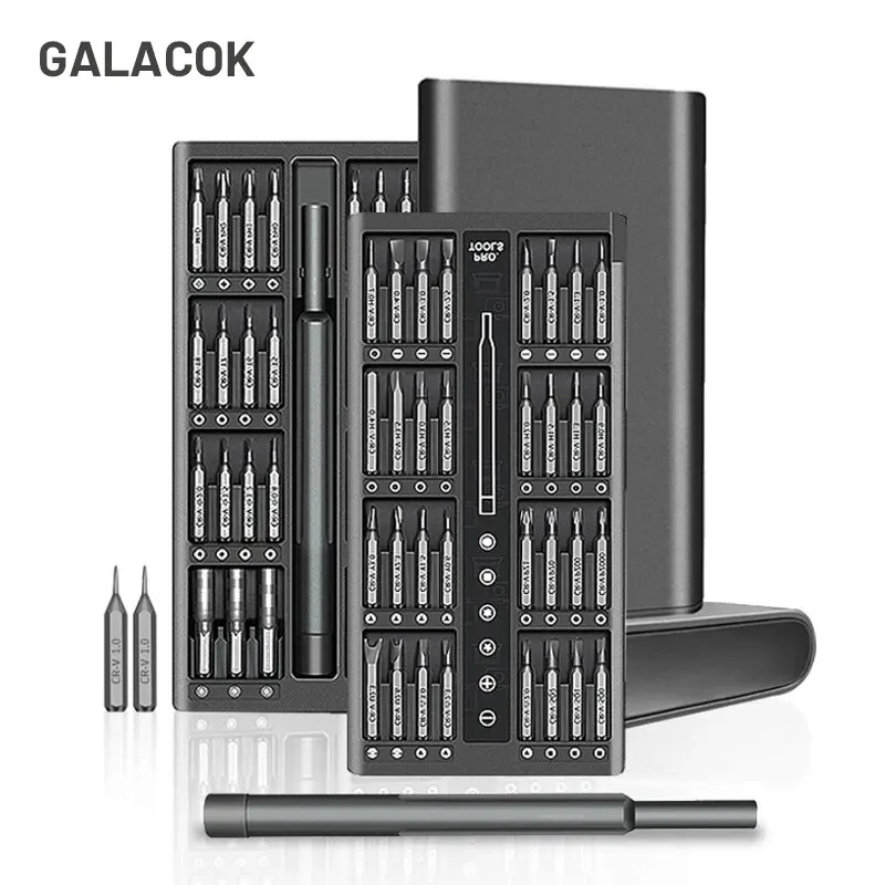 63 v 1 presný skrutkovač set s domácimi opravárenskými nástrojmi Súprava Magnetic Phillips Bits Bits for iPhone xiaomi okuliare kamery hodinky