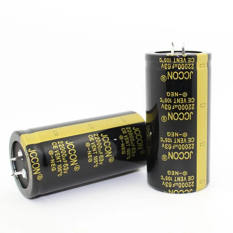 63v22000UF 22000UF 63V Nízky ESR Vysokofrekvenčný hliníkový elektrolytický kondenzátor 35x70 mm