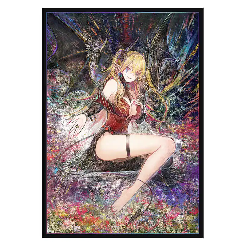 63x90 mm 60ks Holografické rukávy kariet Yugioh Card Ruckves Ilustrácia Anime Protector Card Cover pre stolové hry obchodné karty