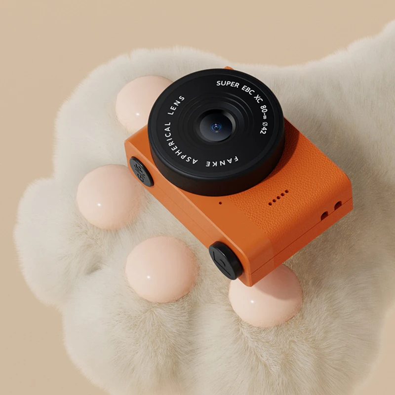 64G Dual Camera Mini Digtal Camera Stuader Set Set s obrazovkou ips retro deti kamkordé hračky Darče
