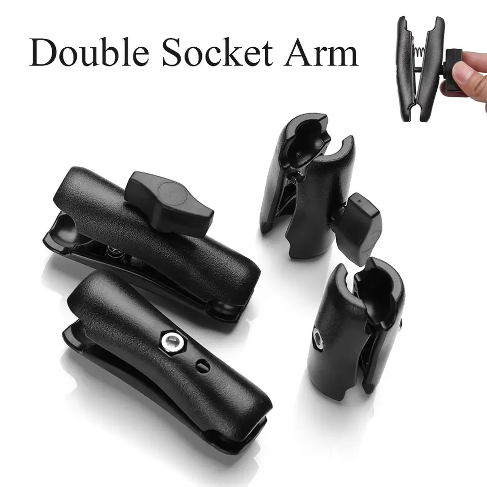 65 mm alebo 95 mm krátke dlhé dvojitého ramena pre 1 palcové guľové základne pre držiak na motocykle s motocyklami GoPro pre držiak na motocykle pre držiak RAM