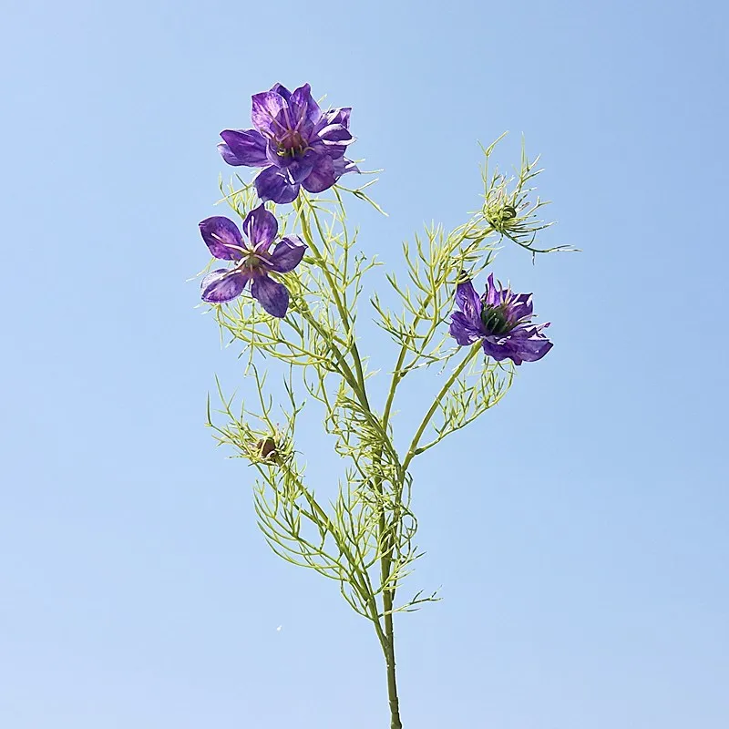 67 cm umelé kvety Nigella kvety pobočka domov svadobný stôl, dekorácia darček