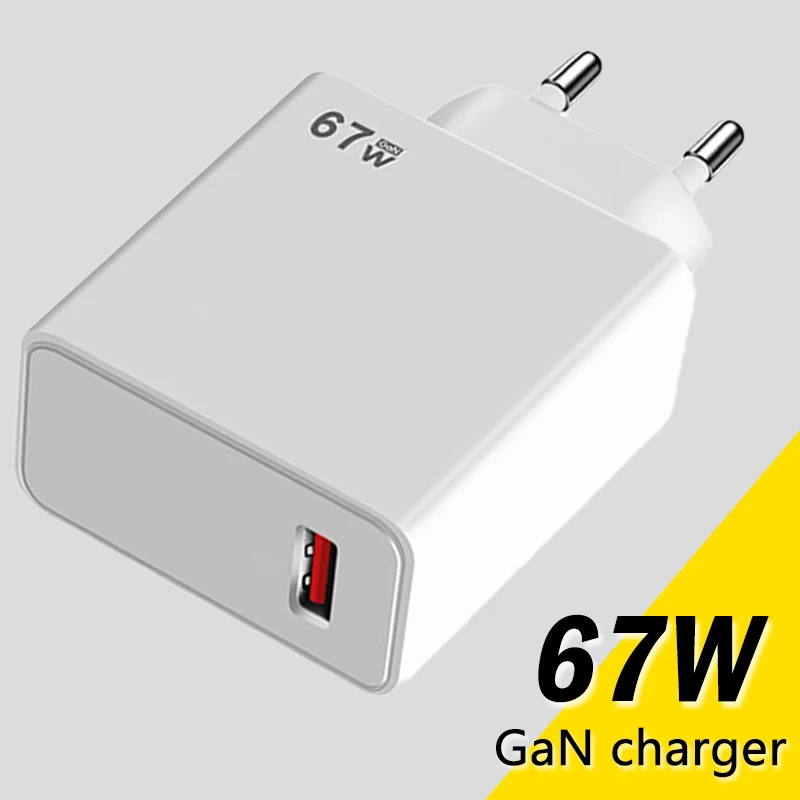 67W nabíjačka USB Rýchle nabíjanie3.0 Telefón Rýchle nabíjanie nabíjacieho nabíjacieho adaptéra pre Samsung Xiaomi POCO iPhone 14 13 iPad Chargers