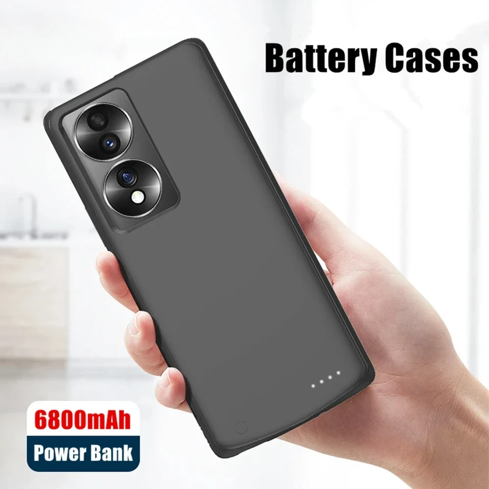 6800 mAh prenosná elektrická banka pre Honor 90 5G Battery Case External Battery Cover For Honor 90 Pro Nabíjací kryt rezervná batéria