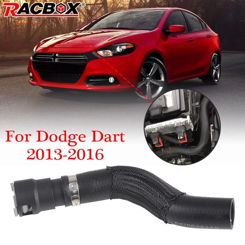 68156282AB predné ohrievače jadrového jumperového chladiča trubice hadica hadica obtoková súprava súpravy Čierne pre Dodge Dart 2013 2014 2015 2015 2016