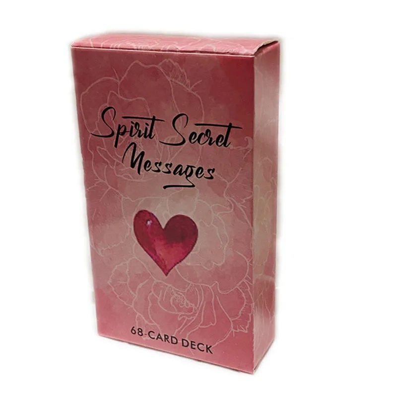 68ks Spirit Secret Message Cards Deck English Version Twin Flame Love Oracle Deck Cards Game pre páry