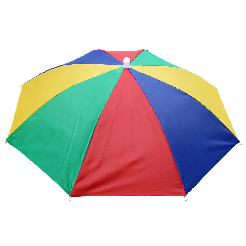 69 cm skladací dáždnik Fishing Sunshade Prenosný dažďový klobúk vonkajší anti-UV kemping rybársky rybársky kemping klobúky klobúky klobúky