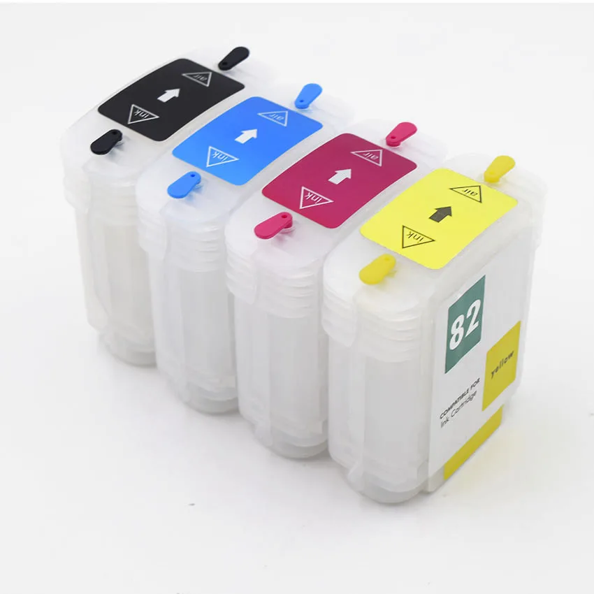 69 ml 130 ml 280 ml HP10 82 Doplniteľná atramentová kazeta s čipom CISS pre HP DesignJet 510 500 800 500PS 800PS 510PS Plus tlačiarne