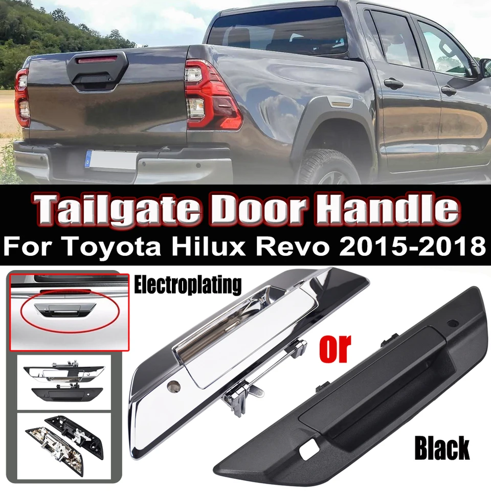 69090-0K110 Unikátna štýlová rukoväť na dvere zadných dverí pre Toyota Hilux Revo 2015-2018 Vybavená doplnkami automobilov s fotoaparátmi