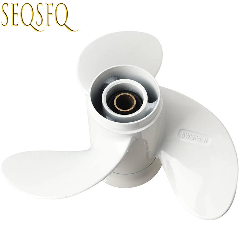 6G1-45941-00-EL 3 8 1/2 x 8 1/2 Outboardová vrtula pre čepeľ Yamaha 6-8HP 7 Spline zliat