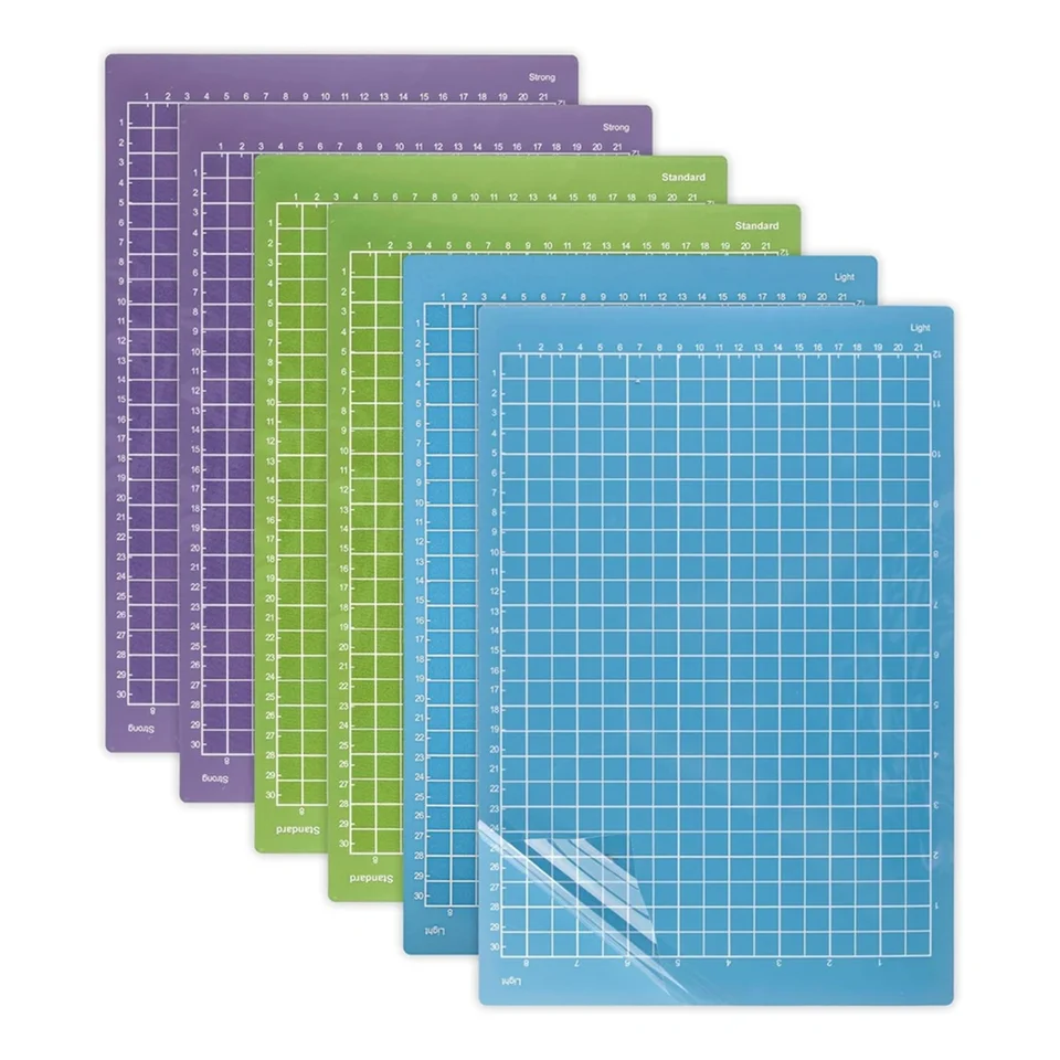 6ks 8.5x12in Cutting Mat pre Cricut Joy Xtra (StandardGrip, LightGrip, Stronggrip), opakovane použiteľné rezacie rohože