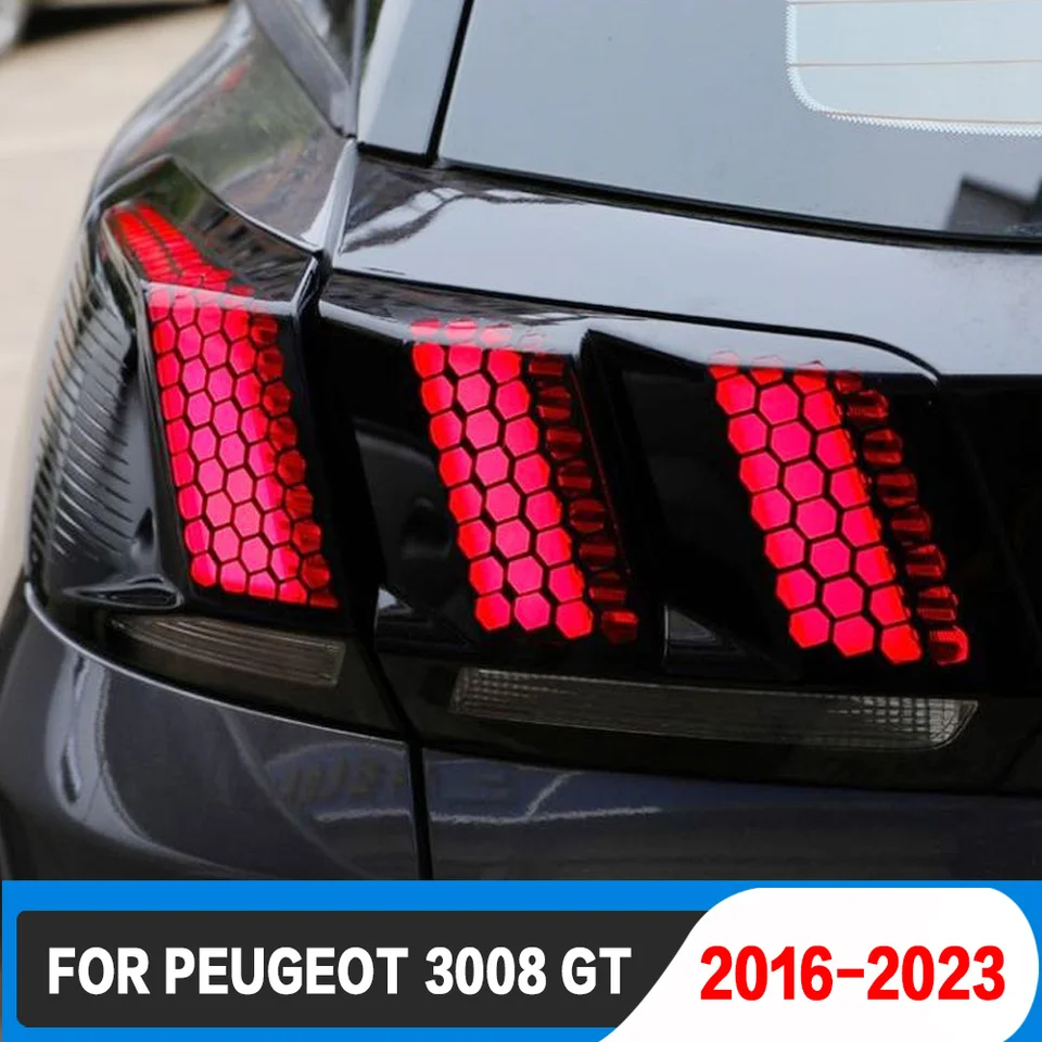 6ks autá zadné zadné svetlo svetlo Lampla LAMP HOUNTCEB PRE PREUGEOT 3008 GT 2016 2017 2018 2019 2020 2021 2022 2023 Príslušenstvo