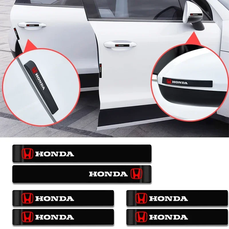6ks CAR proti ko-kolekcie Strip Strip Bumper Rupers Sticker pre Honda Civic Fit Jazz Accord Crv HRV City Odyssey Passport Pilot Pilot