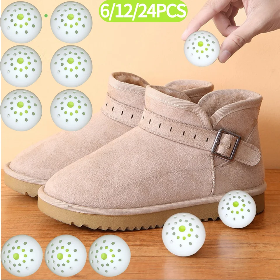 6ks eliminátor zápachu topánok Dlhodobý zápach dezodorizuje gule pre tenisky v taškách