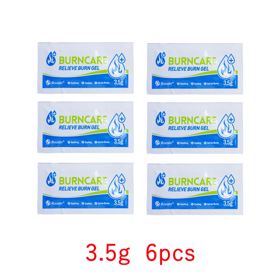 6ks Medical 3,5g Burn Care Dressing Gel na starostlivosť o ranu na ranu.