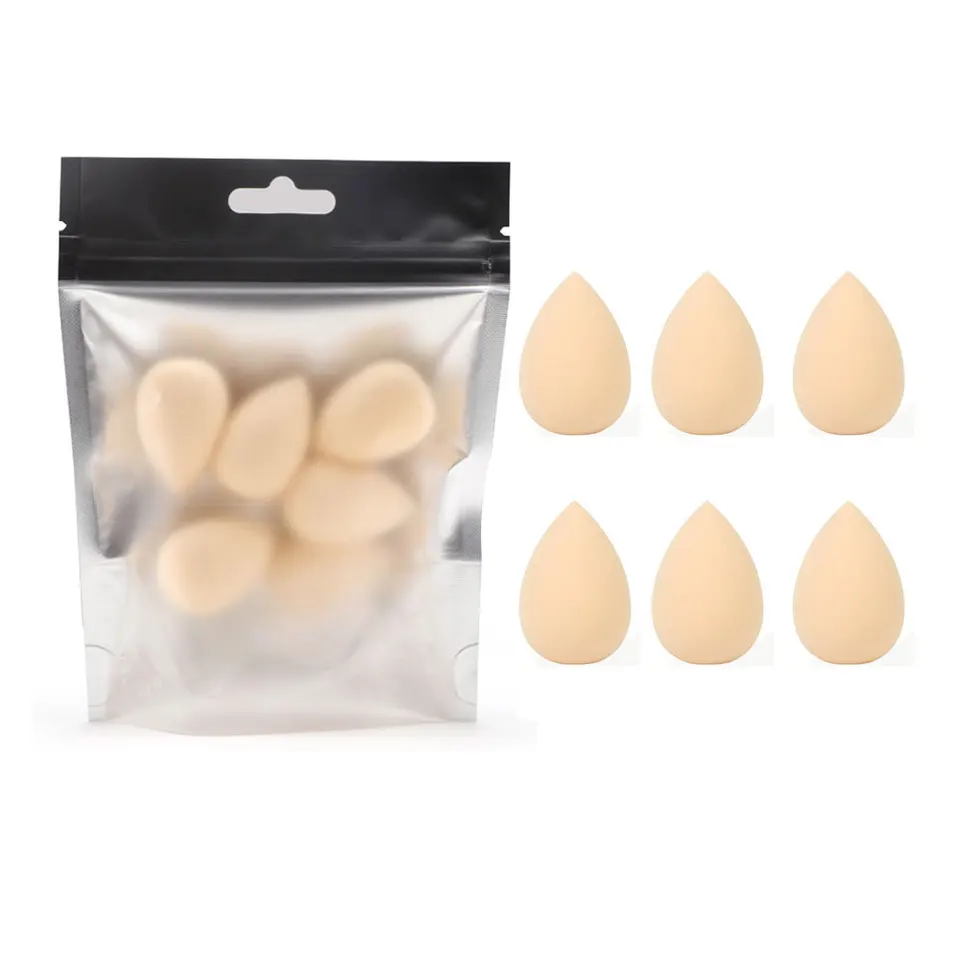 6ks Mini make -up špongia Puff Beauty Egg Šponge pre make -up korektor Foundation Face Cosmetic Puff Sit make up Tools Tools