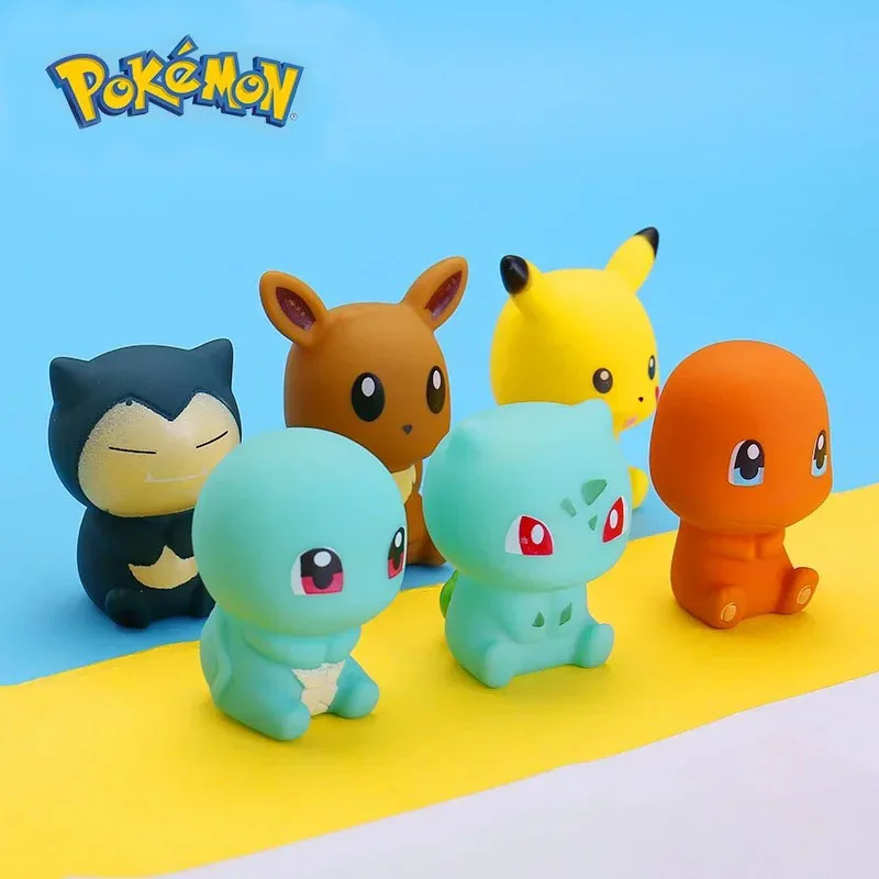 6ks Pokémon Pikachu figúrky kúpeľňové kúpeľne Kúpeľňa Kúpeľňa Detské deti Hrajte vodné vare