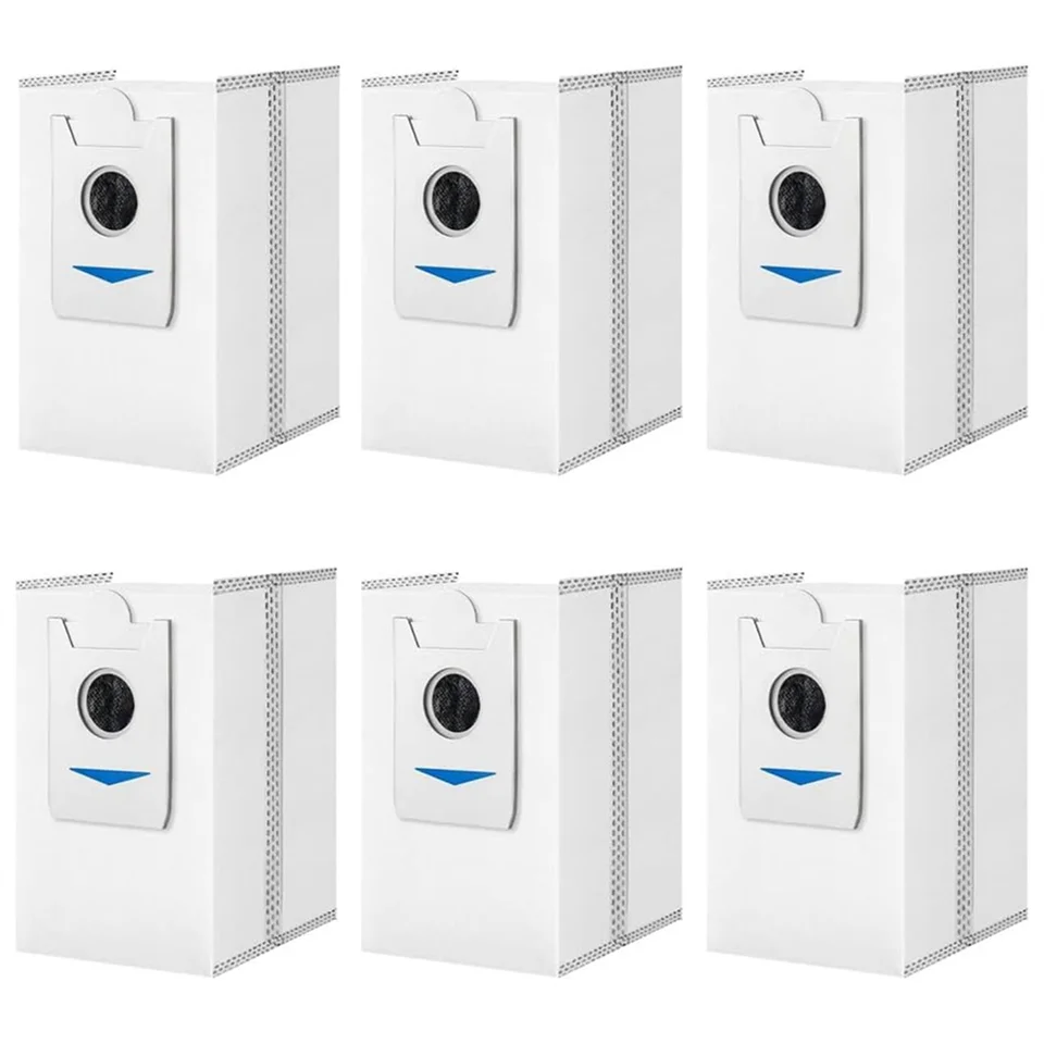 6ks prachové vrecká pre ECovacs Deebot X5 Pro/ x5 omni/ x2 omni/ x2/ x2 pro/ dex86 robotické vysávače čistiacich dielov Výmena dielov
