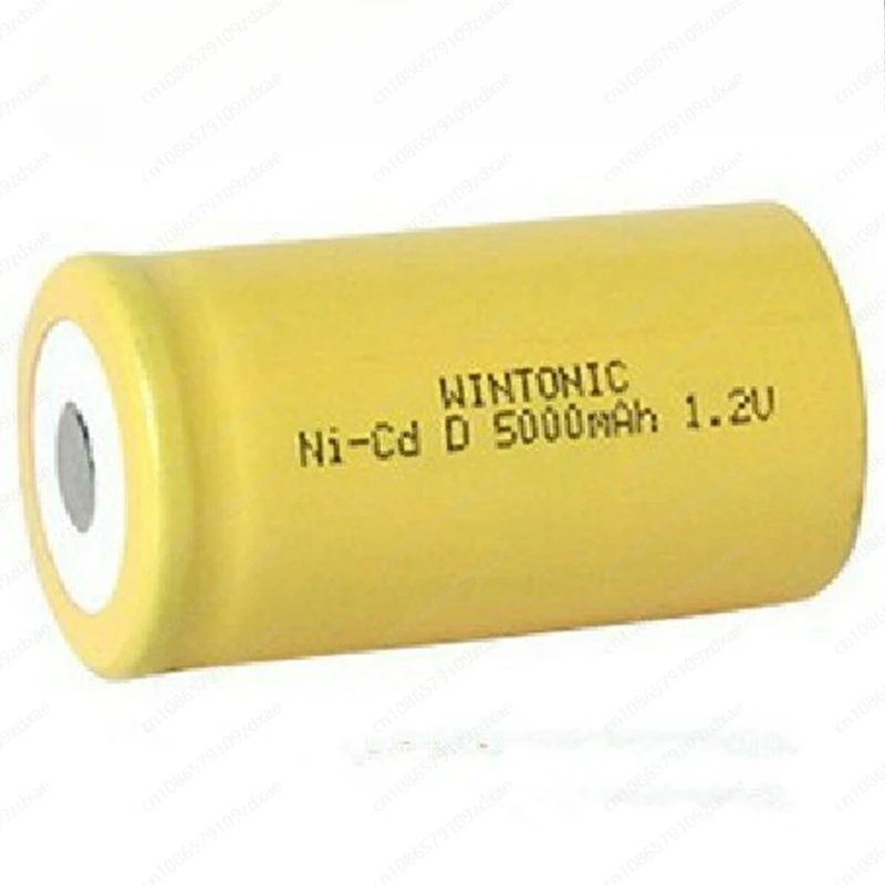 6ks značky Vysokú kapacitu 1,2V d batérie veľkosti Typ D 5000 mAh 1,2V Ni-CD s kartami D Nabíjateľné batérie 6000 mAh 7.2V