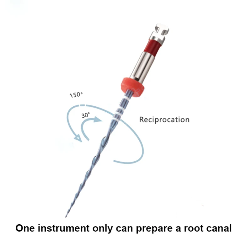 6ks zubné recipročné modré súbory R25 25 mm reciprocation súbory NITI Zubné iba jedno súbory R40 Endodontic Dental Endo Instruments