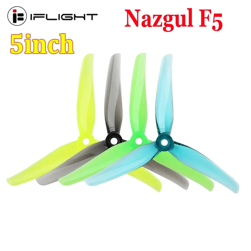 6pairs iflight nazgul f5 / 5140 5 palcov 3 Blade / Tri Blade Huperabilná kompatibilná xing-e 2207 pre RC FPV Racing Drone Part časť