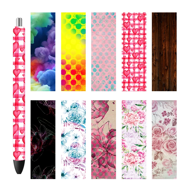 6pcs 4,75x1,5 palca Veľkoobchodné personalizované návrhy tlač UV DTF Penové zábaly balenie prenosných nálepiek P79