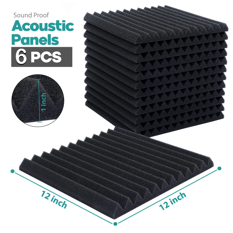 6pcs Akustický penový panel 1 