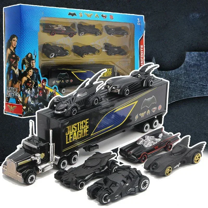 6pcs Batmobile zliatiny Model autá 1:64 Batman Tumbler 6 Generácia Kombinácia Domáce dekorácie Hračky pre deti pre deti
