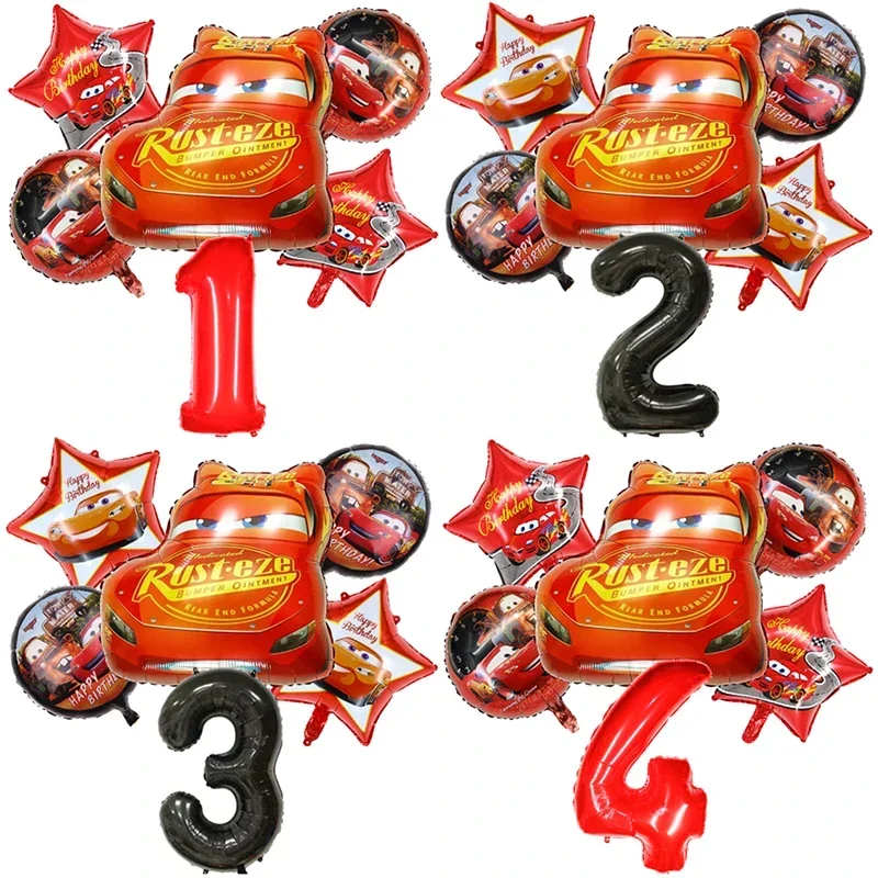 6pcs Cartoon Cars 32 palcov