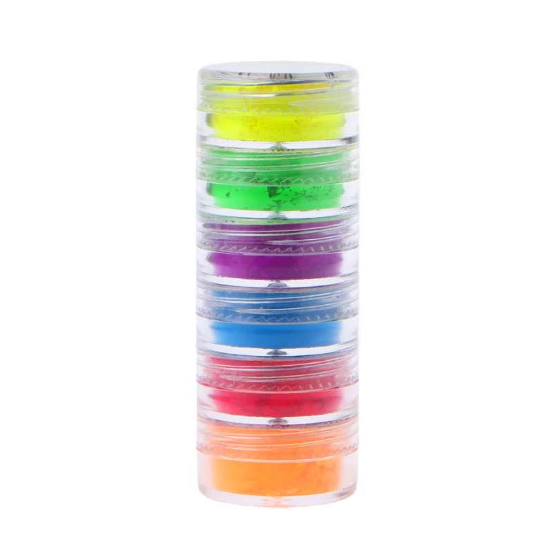 6pcs Epoxy živice farby farieb sľudový prášok pre živicové formy Pigment Pigment prášok pre živicu