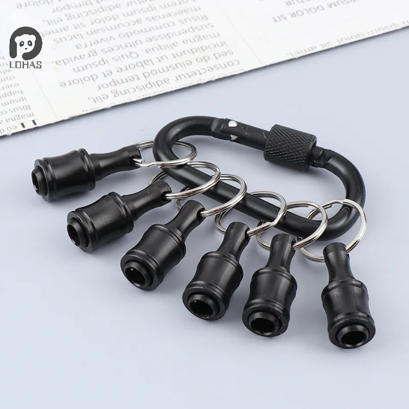 6pcs/set bit držiak 1/4 palca hex hex hex hex bitky držiak na predlžovanie lišty kľúča kľúča adaptéra Vŕtacie bity Zmeniť držiak bitov skrutky