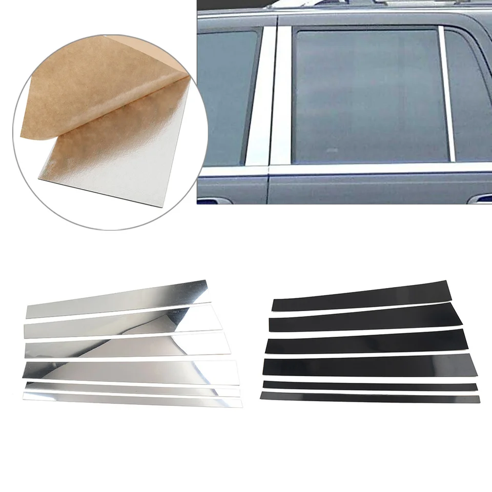 6pcs/set car stredný stĺp stĺpikový dverový obklad pre Lincoln Navigator pre Ford Expedition 1997-2016